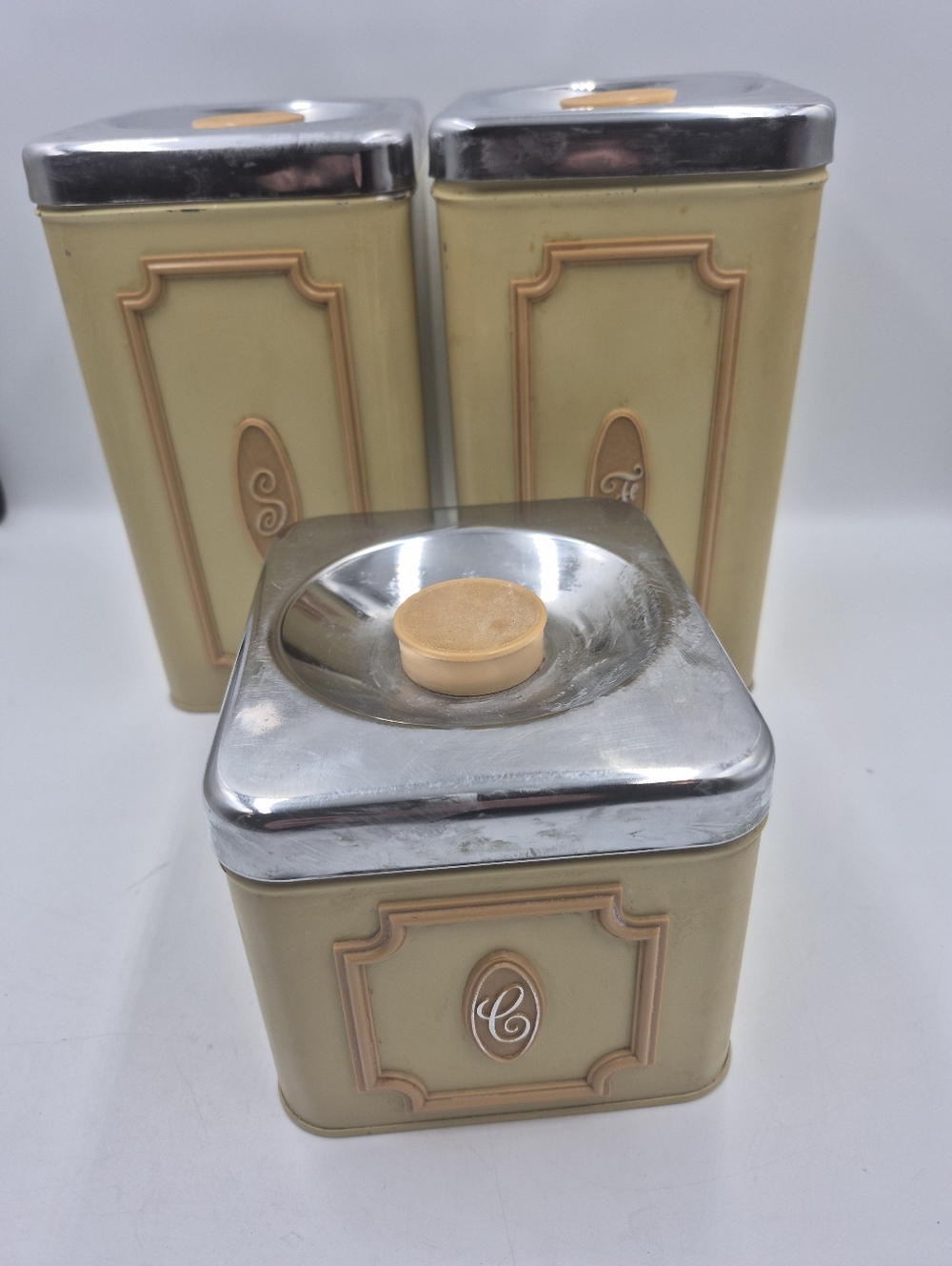 Vintage EKCO Storage Canisters.